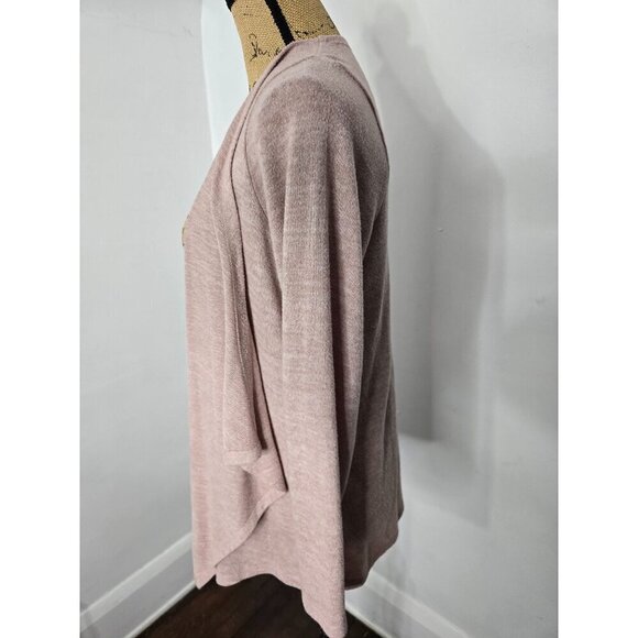 Torrid Super Soft Plush Light Pink Open Front Cardigan - Picture 2 of 10